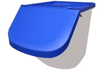 Grondstofcontainer 40ltr blauw