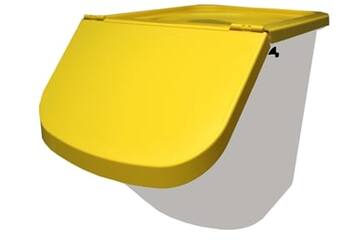 Grondstofcontainer 40L geel