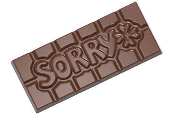Chocoladevorm sorry 12015